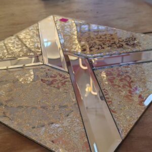 MOSAICO ESPEJADO BARROCO DORADO