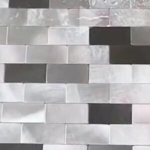 MOSAICO AUTO ADHESIVO SILVER MIX